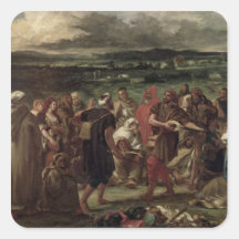 Comedians or Arabic Buffoons, 1848 Sticker