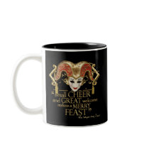 Comedy Of Errors Feast Quote (Gold Version) Coffee Mug