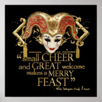 Comedy Of Errors Feast Quote (Gold Version)