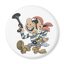 Comedy Pirate magnets