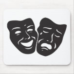 Comedy Tragedy Drama Theatre Masks Mousepads