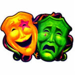 COMEDY & TRAGEDY CUT OUTS