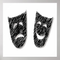 Comedy Tragedy Print