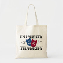 Comedy Tragedy Tote Bag