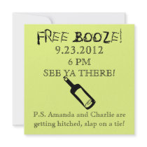 Comedy Wedding Invitation, Humour