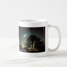 Comet Hale Bopp And Tree, Coffee Mug / Cup