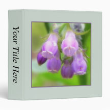 Comfrey Flowers Binder