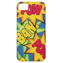Comic Book Actions iPhone 5 Covers