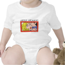 Comic Cryer Need Prayer T-shirt