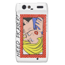 Comic Cryer Razor Cover Motorola Droid RAZR Case