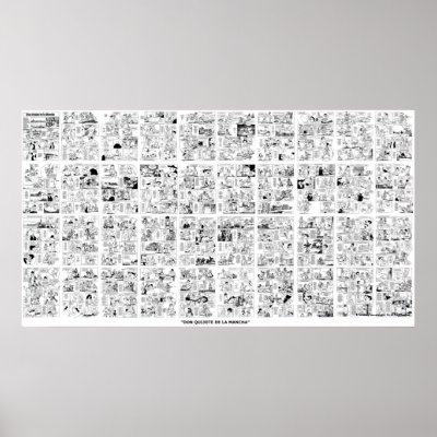 COMIC POSTER -DON QUIJOTE DE LA MANCHA by QUIXOTEdotTV