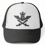 comic style wing skull trucker mütze