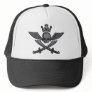 comic style wing skull trucker mütze