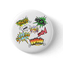 Comic Variety Pinback Button