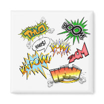 Comic Variety Refrigerator Magnet