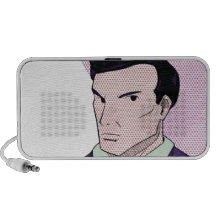 Comical Man Laptop Speakers