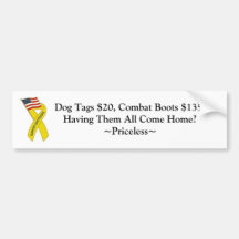 Coming Home Bumper Sticker