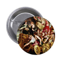 Coming Of Age Of The Dauphin, Louis Xiii. Pinback Button