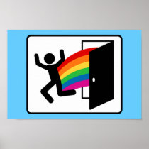 Coming Out Exit Sign