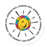Coming Out Sun Sticker