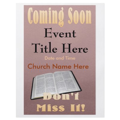 Coming Soon Flyer Brown by BibleStudyAids