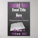 Coming Soon Poster Purple
