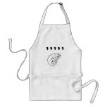 Comma Chameleon aprons