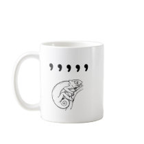 Comma Chameleon Coffee Mugs