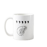 Comma Chameleon mugs