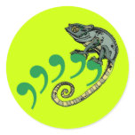 Comma Chameleon Stickers (20 Pk) $7.95
