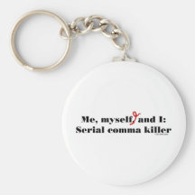 Comma Killer Key Chain