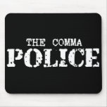 Comma Police Mousepad