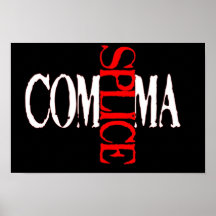 Comma Splice Print