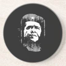 Commander Obama Drink Coaster