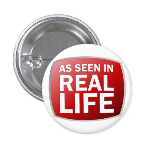 Comme vu dans la vie réelle badge