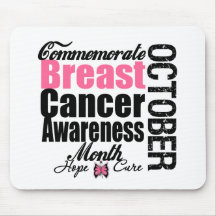 Commemorate Breast Cancer Awareness Month Mousepads