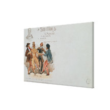 Commemorative Postcard of the opera 'La Gallery Wrap Canvas