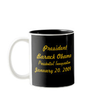 Commemorative President Obama Inauguration Coffee Mugs