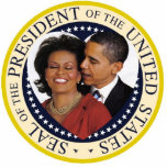 Commemorative President Obama Inauguration Cut Outs