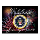 Commemorative President Obama Inauguration Post Card