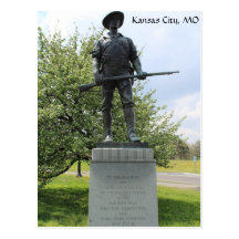 Commemorative War with Spain Statue Postcards
