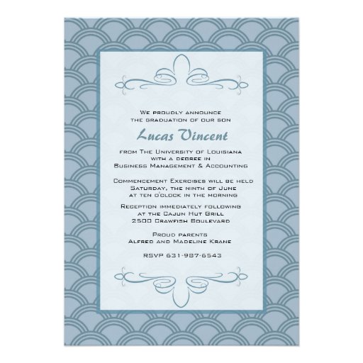Commencement Honours Invitation