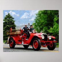 COMMENCER AU-DESSOUS DE $20 - camion de pompiers d Posters
