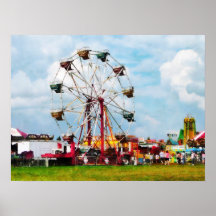 COMMENCER AU-DESSOUS DE $20 - roue de Ferris contr Affiches