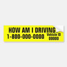 Comment suis je conduisant l'adhésif pour pare-cho autocollants pour voiture
