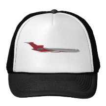 Commercial Jet Airplane: 3D Model: Trucker Hat