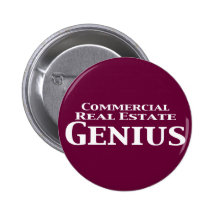 Commercial Real Estate Genius Gifts Pin