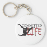 Committed for Life Gymnast or Dancer Key Chains