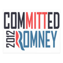 Committed Romney Postcard