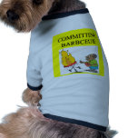 committing barbecue joke pet tee